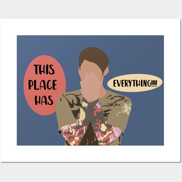 SNL Stefon Bill Hader Wall Art by Bookishandgeeky